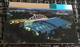(4 C 26) Australia Post - Presentation Folder With 4 Used One Paper Stadium Stamp (as Seen) - Otros & Sin Clasificación