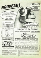 Publicité Papier RASOIR PRINCE RIAM Juin 1961 P1024206 - Advertising