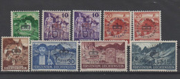Liechtenstein Diensmarken Nr. 20-27 (ohne Nr,25) * - Service