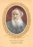 Vintage Postcard Russia Russian Writer Lev Tolstoy Lew Tolstoi Leo Tolstoj Лев Толстой - Russia