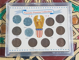 USA : Collection De Pennies Patriotiques - Série De Pièces De La Seconde Guerre Mondiale - 30 € Au Lieu De 35 € - Collections