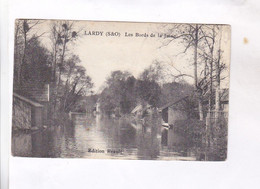 CPA  DPT 91 LARDY, LES BORDS DE LA JUINE - Lardy