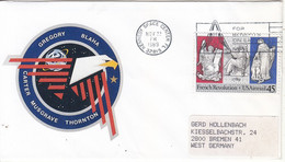 1989 USA Space Shuttle  Discovery STS-33 Commemorative Cover - Noord-Amerika