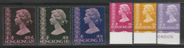 Hong Kong - Q.E.II Set MNH - Unused Stamps