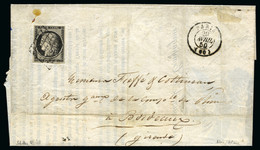 1850, Imprimé Pour Bordeaux (Gironde) Affranchissement - 1849-1850 Ceres