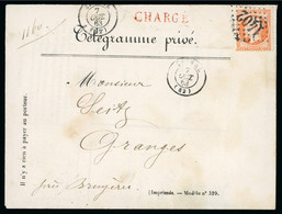 1863, 1863 EPINAL : Gros Chiffre 1402 D'Epinal Sur - 1862 Napoléon III