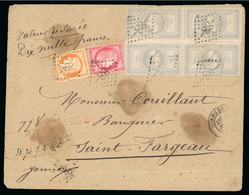 1874, Lettre Chargée Avec Valeur Déclarée De 10'000 - 1863-1870 Napoléon III Con Laureles