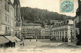 Plombières * La Place De L'église * Commerces Magasins * Coiffeur - Plombieres Les Bains