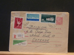 96/847  LETTRE  RECOMM.  BULGARIE 1962  POUR LA BELG. - Briefe U. Dokumente