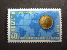 SWITZERLAND. 1954.  FIFA. .  MNH ** (S32-025) - 1954 – Switzerland