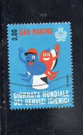 2015 San Marino - Giornata Mondiale Dei Servizi Igienici - Used Stamps