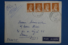 AH17   TURQUIE BELLE LETTRE   1951  POUR SCEAUX  FRANCE +BANDE 4 TP+AEROPHILATELIE + AFF.INTERESSAN - Lettres & Documents