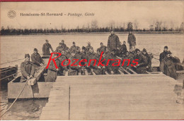 Hemixem Hemiksem Genie St Bernard Pontage Pontonniers Belgian Army Armee Belge Military Ponton Schelde - Hemiksem