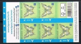 Année 2012 - COB B131a** (4256)- Réimpression - Papillons - Cote 20,00&euro; - Markenheftchen 1953-....