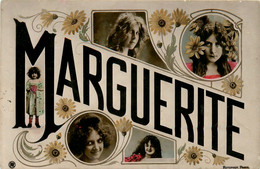 MARGUERITE Marguerite * Prénom Name * Cpa Carte Photo * Art Nouveau Jugenstil - Nombres
