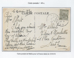 Algérie Tarifs Postaux - Carte - Briefe U. Dokumente