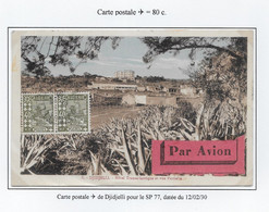 Algérie Tarifs Postaux - Carte - Storia Postale