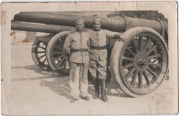 Carte Photo Militaria 113ème RA 4H 10ème Batterie NIMES 1937 Artillerie Canon - Nîmes