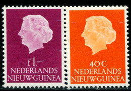 NL0422 Netherlands New Guinea 1959 Queen Wilhelmina High Value 2V MNH - Nederlands Nieuw-Guinea