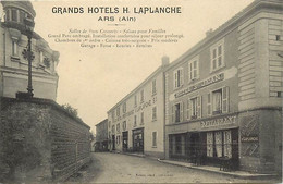 - Dpts Div-ref-AY933- Ain - Ars Sur Formans - Grands Hotels H. Laplanche - Hotel St Jean - Restaurant Lyonnais - - Ars-sur-Formans