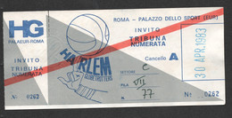 1983 HARLEM GLOBE-TROTTERS / ROMA PALAZZO DELLO SPORT / BASKET BALL  C3380 - Altri & Non Classificati