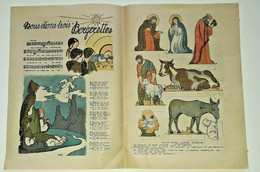 Découpies Crèche Jésus Marie Joseph Rois Mages Vache Mouton Trois Bergettes 1946 - Unclassified