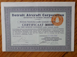 Detroit Aircraft Corporation - 1931 - Aviación