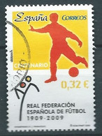 ESPAGNE SPANIEN SPAIN ESPAÑA 2009 FOOTBALL FEDERATION  FÚTBOL USED ED 4514 YT 4159 MI 4454 SG 4475 SC 3674 - 2001-10 Usados