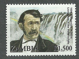 Zambia, 2006 (#1573a), David Livingstone Scottish Physician Victoria Falls Rainbow Personages Explorer Africa Kazembe - Explorateurs