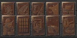 France 2009 N° 4357/4366 Neufs Le Chocolat Sous Faciale - Unused Stamps