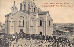 Macedonia - KUMANOVO - Kolo Dancers In Front Of Church Of St. Nicholas - Macedonia