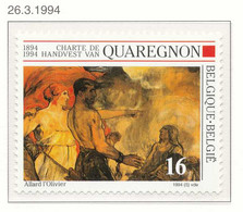 [153429]TB//**/Mnh-N° 2549, Tableau, Painting, La Chute Du Veau D'or, De Fernand Allard L'Olivier, Charte De Quarregnon, - Unused Stamps