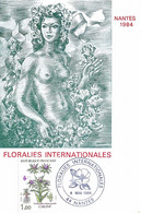 Carte Postale Floralies Internationales De Nantes 1984 Avec Timbre YT 2266 - Nantes
