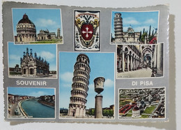 Delcampe - 16752 Cartolina - Pisa - Souvenir Di Pisa - Vg 1957 - Pisa