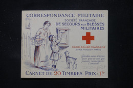 FRANCE - Carnet Croix Rouge De Vignettes ( 13 Restantes)  Neuf  - L 111248 - Blocks & Sheetlets & Booklets