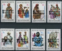 Rwanda Ruanda 1975 OCBn°  690-97 *** MNH Cote 6,50 Euro - Unused Stamps