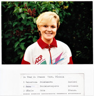 Valentina POLKHANOVA  1ère Du Tour De France Féminin 1994 - Cycling