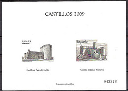 España Prueba De Lujo 100a. Castillos. 2009 - Blocs & Hojas