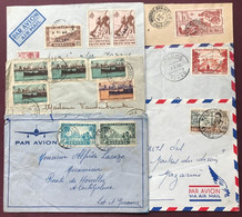 Colonies Françaises - Lot De 12 Enveloppes, Divers Bureaux - 2 Photos - (L067) - Other
