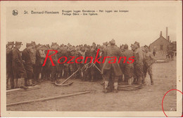 Hemixem Hemiksem Bruggen Leggen Geniekorps Leggen Van Knopen Pontage Genie Army Armee Belge Military Ponton Schelde - Hemiksem