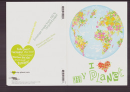 CP Nouvelles Images à Plier ( 24 X 16.5 Cm ) " I Love My Planet " Par Maurice - Andere Illustrators