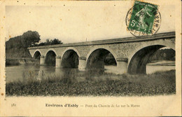 037 008 - CPA - France (77) Seine Et Marne - Environs D'Esbly - Pont Du Chemin De Fer Sur La Marne - Esbly
