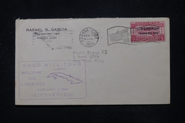 CUBA - Enveloppe De Habana Pour New York En 1928 Avec Cachet Commémoratif D'Aviation ( Lindbergh ) - L 111254 - Brieven En Documenten