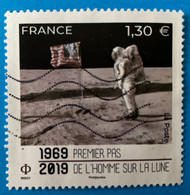 France 2019 : Premier Pas De L'homme Sur La Lune N° 5340 Oblitéré - Gebraucht