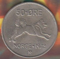 @Y@    Noorwegen     50  Ore  1972    (4664) - Noruega