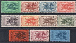 Martinique Timbres Taxe N°12 à 22* Neufs Charnières TB Cote : 23,50 € - Strafport