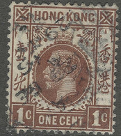 Hong Kong. 1912-21 KGV. 1c Used. Mult Crown CA W/M SG 100 - Usati