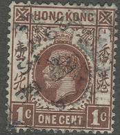 Hong Kong. 1912-21 KGV. 1c Used. Mult Crown CA W/M SG 100 - Oblitérés