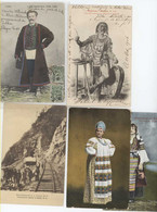 5 Cpa Russie - Costumes, Chemin De Fer Autour De Baïkal    ( S.8325 ) - Russia