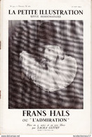 La Petite Illustration N° 541  Théatre  N° 281  Du 22 Août 1931 Frans Hals Ou L' Admiration Réf 13 - L'Illustration